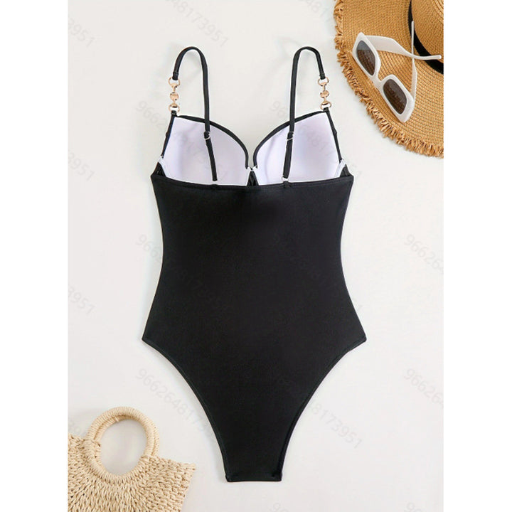 Damen Verführerischer Einteiler Badeanzug mit eleganten Trägern und hochwertigem Stoff Drune