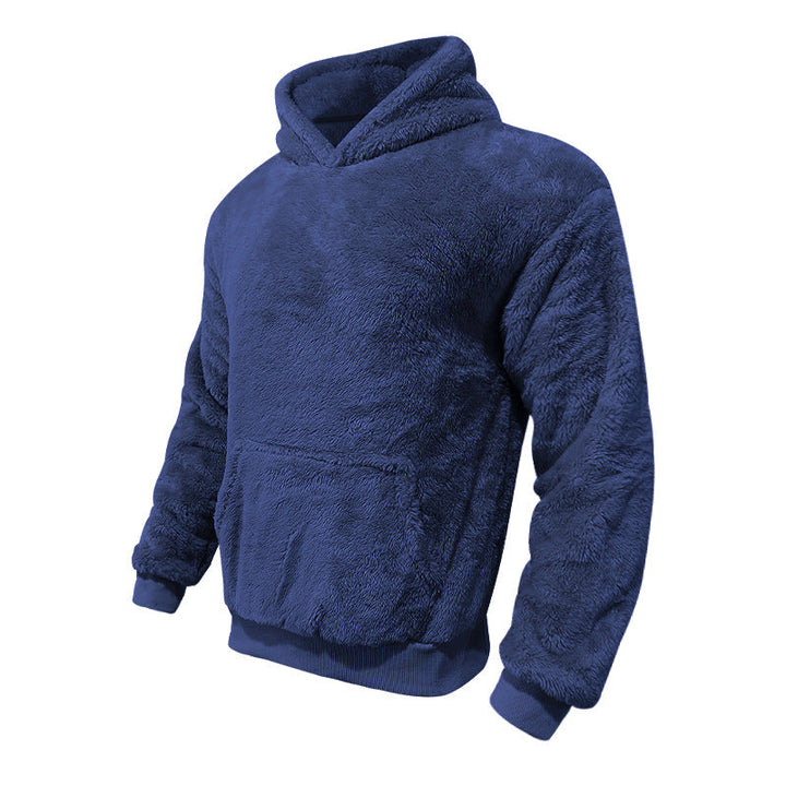 Herren kuscheliger Fleece-Hoodie Drune