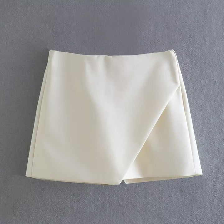 Damen modische Wickel-Shorts aus hochwertigem, elastischem Material Drune
