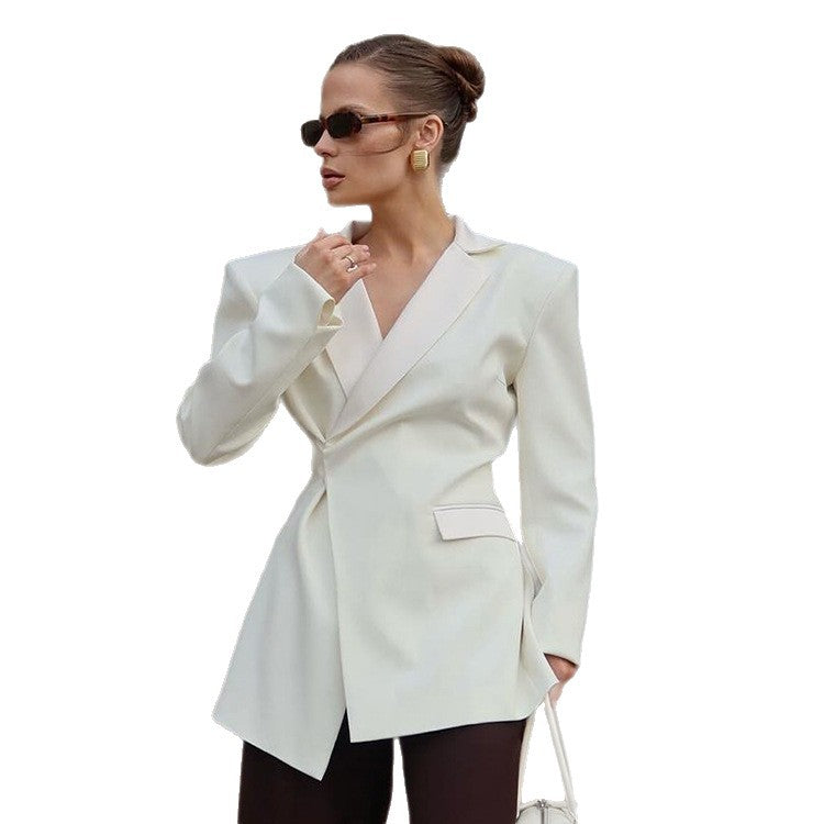 Damen Elegante taillierte Blazerjacke Drune
