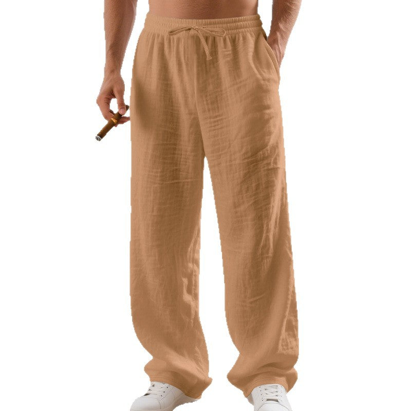 Herren lässige Leinenhose Drune