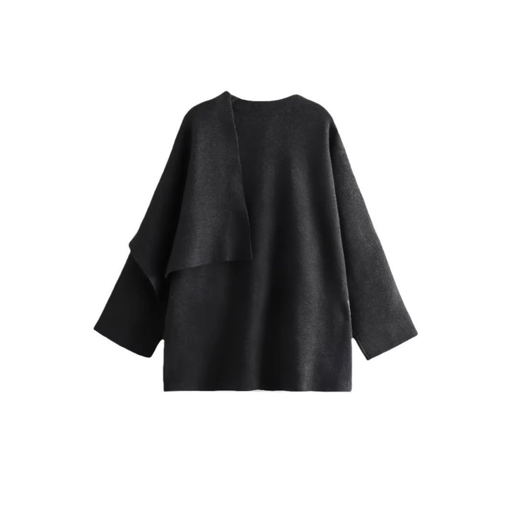 Damen elegante und gemütliche Capejacke Drune