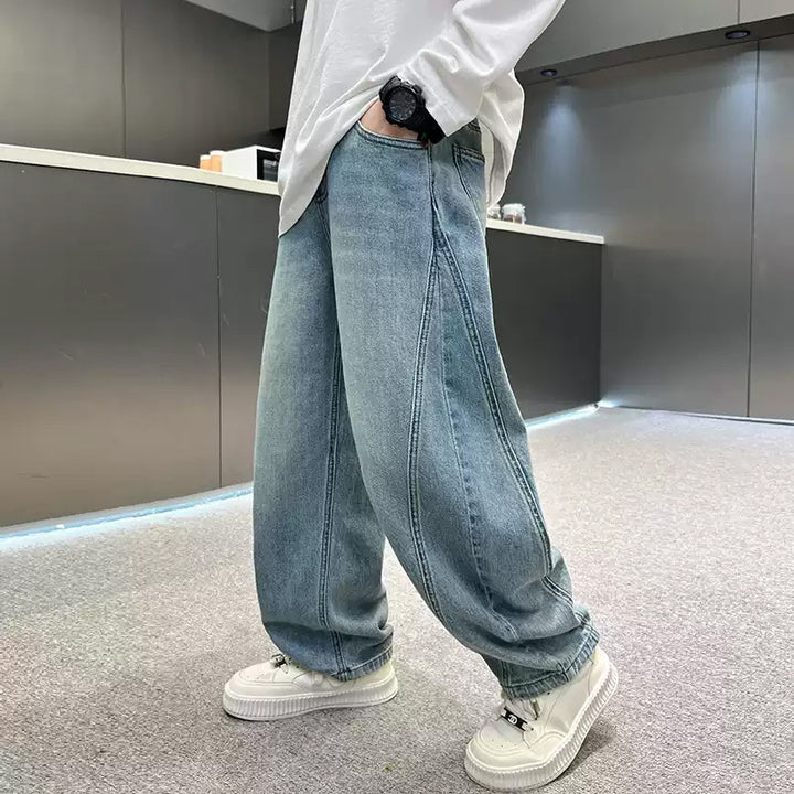 Damen weite Jeans Drune