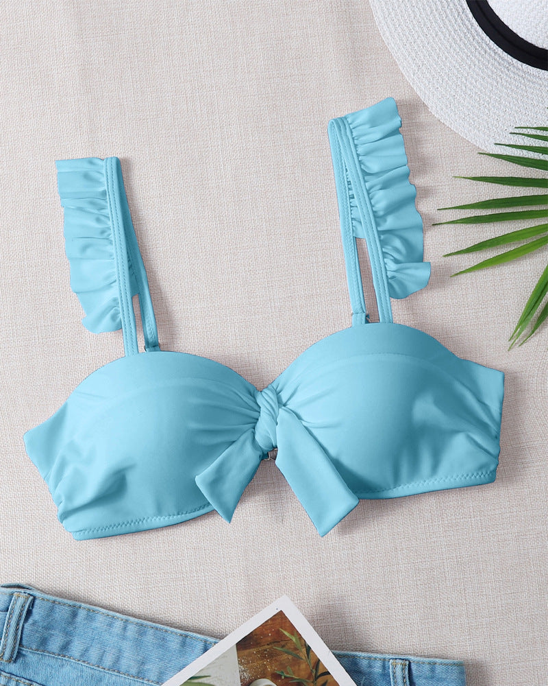 Damen Bikini-Oberteil im trendy Knoten-Design Drune