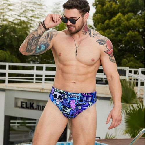 Herren Sportliche Badeshorts mit aufregendem Grafikdesign Drune