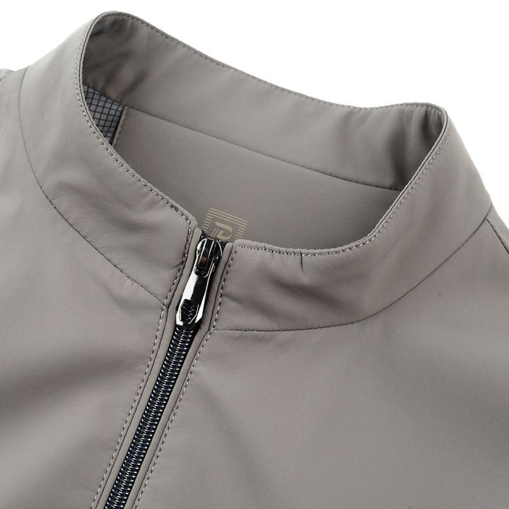Herren sportliche Übergangsjacke mit modernem Stehkragen und atmungsaktiven Eigenschaften Drune