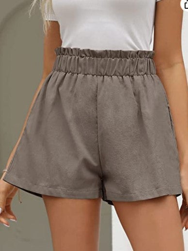 Damen Shorts mit elastischem Bund und seitlichen Taschen Drune
