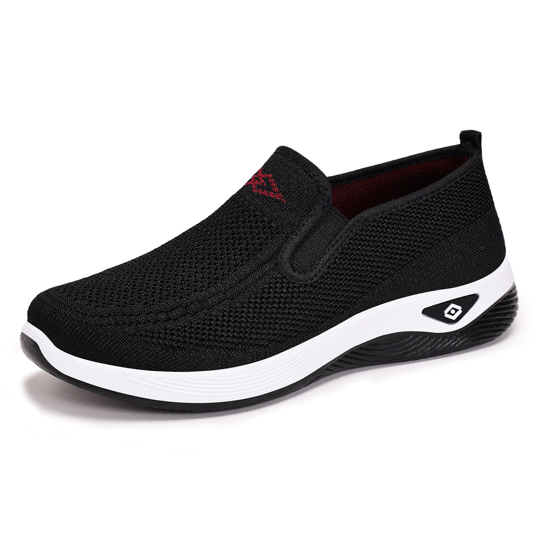 Damen nan atmungsaktiver gestrickter Slip-On Freizeitschuh mit dämpfender EVA-Sohle Drune