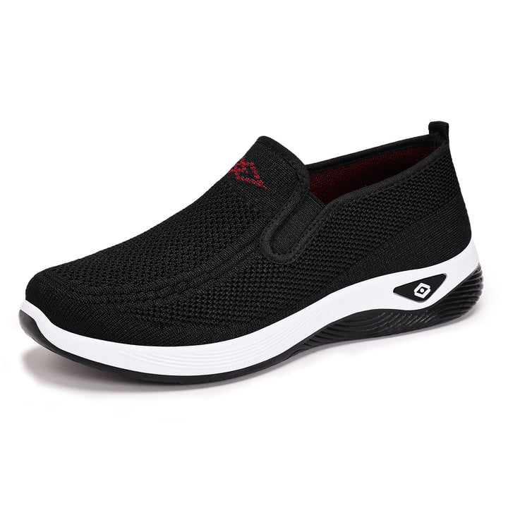 Damen nan atmungsaktiver gestrickter Slip-On Freizeitschuh mit dämpfender EVA-Sohle Drune