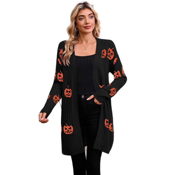 Damen Strickjacke mit Geistermotiv Drune