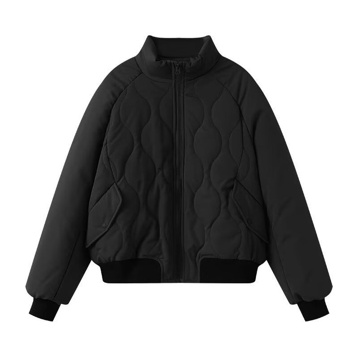 Damen Steppjacke im sportlichen Design mit hohem Kragen und elastischen Bündchen Drune