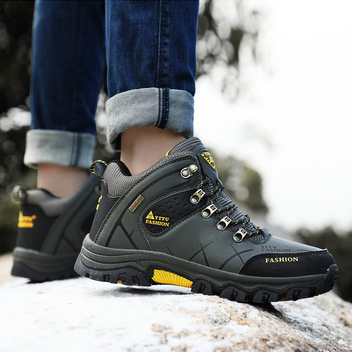 Herren Hochfunktionale Wanderschuhe mit verstärktem Knöchelschutz und rutschfester Sohle Drune
