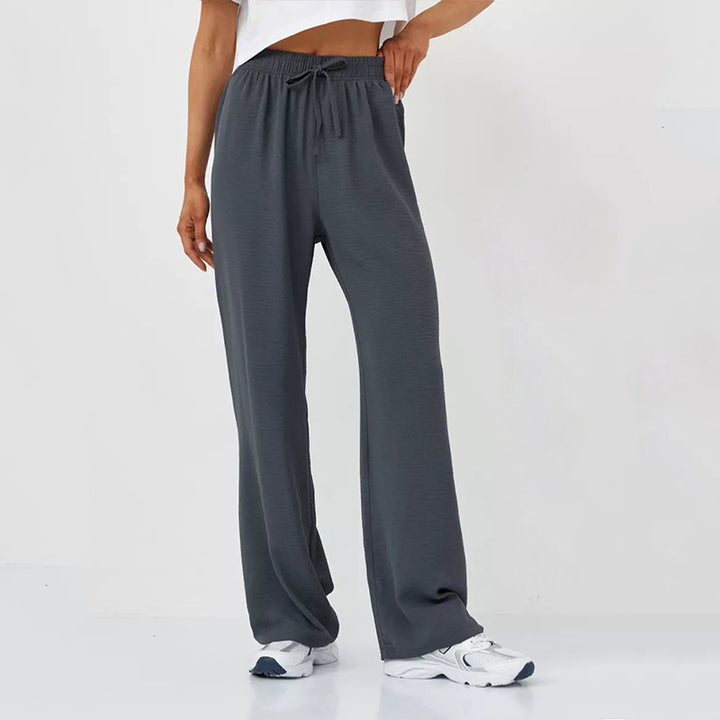 Damen Weite Relaxed-Fit Hose aus leichtem Jersey Drune