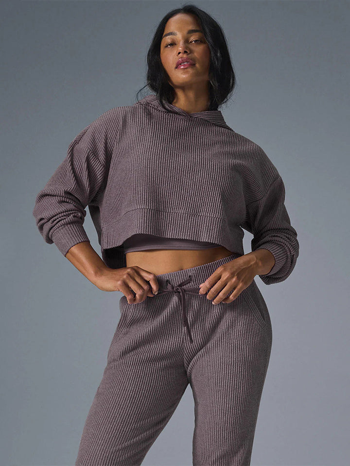 Damen lässiger und leichtgewichtiger Sweat-Anzug Drune
