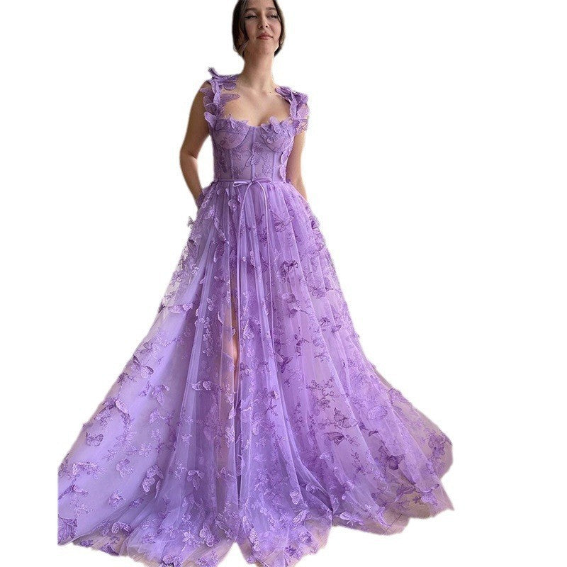 Drune | Chic Schlitz Braut Party Strand Kleid