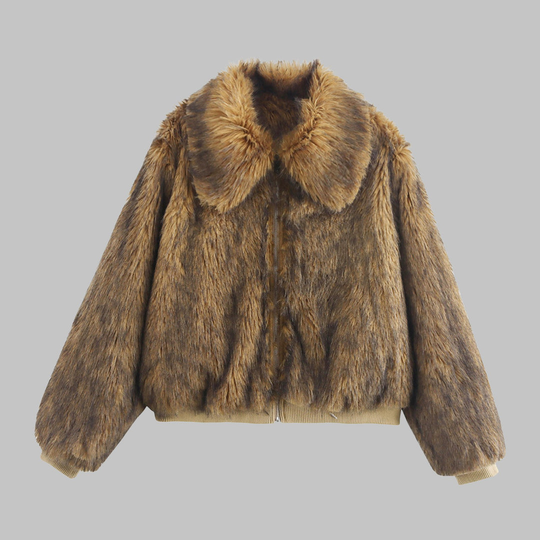 Damen Felljacke Drune