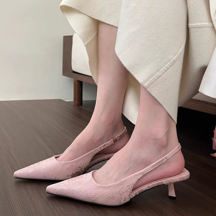 Damen Spitzer-Pumps mit Eleganter Ausschnitt-Design Drune