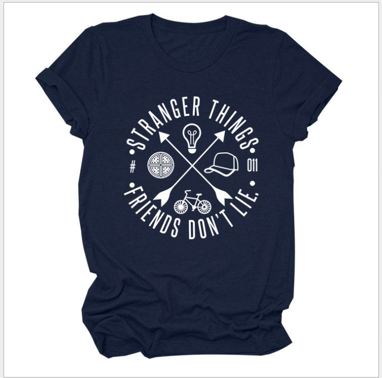 Damen Grafik T-Shirt mit Stranger Things Motiv Drune