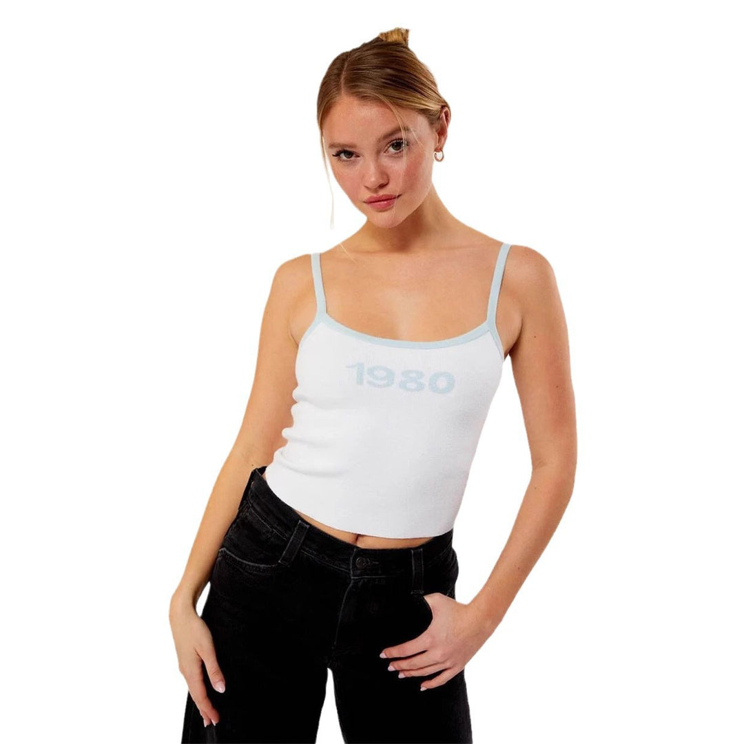 Damen Crop-Top mit feinen Spaghetti-Trägern Drune