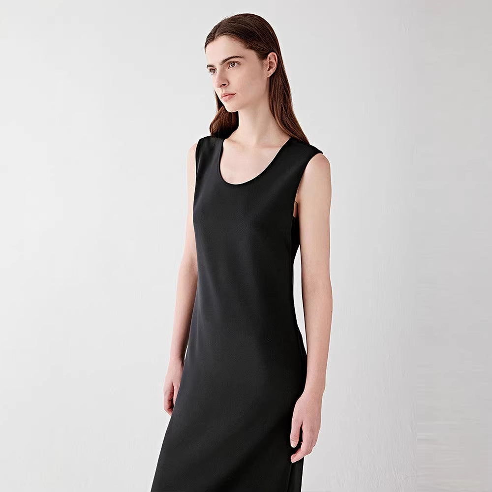 Damen Elegantes ärmelloses Maxikleid Drune