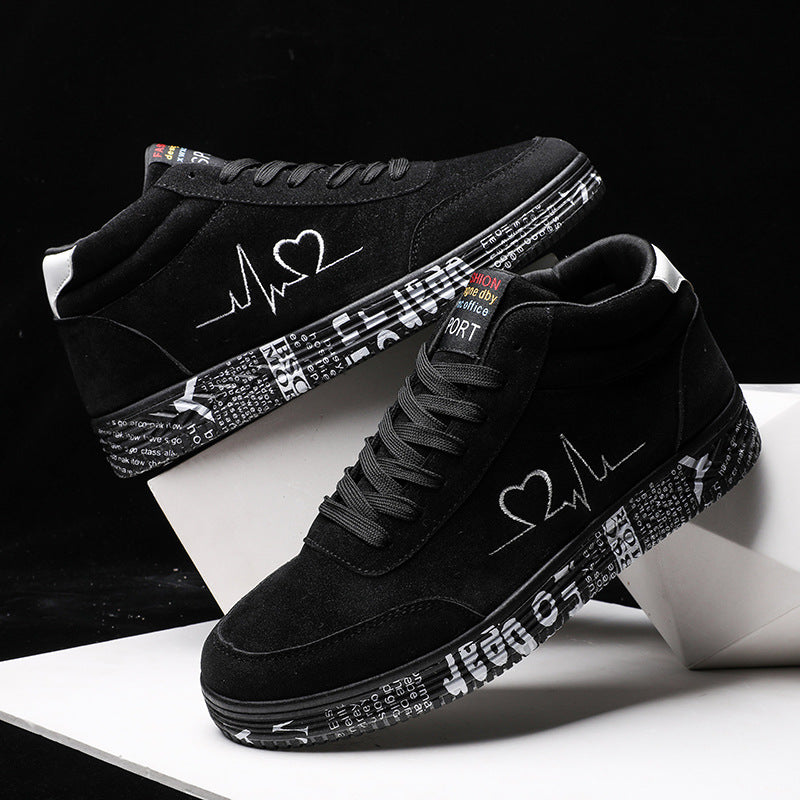 Herren Stylische High-Top Sneaker mit Grafikdesign Drune