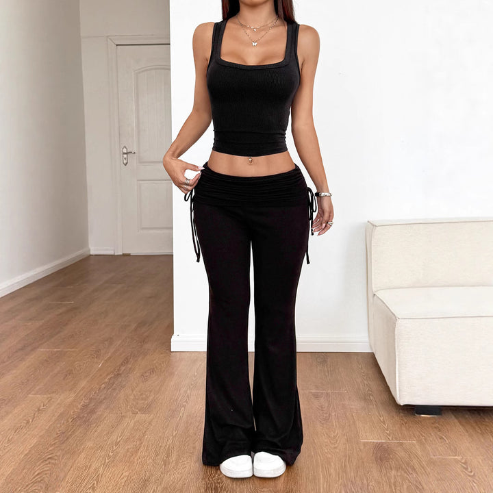 Damen angesagtes Sport- und Freizeit-Set mit weitem Schnitt Drune