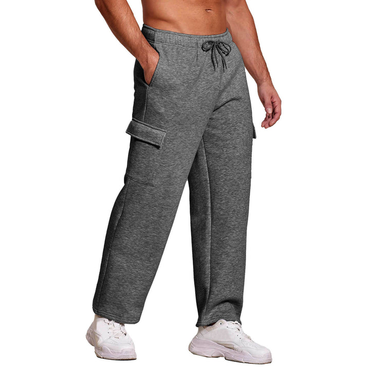 Damen nan weiche Cargo-Jogginghose mit Kordelzug und Seitentaschen Drune