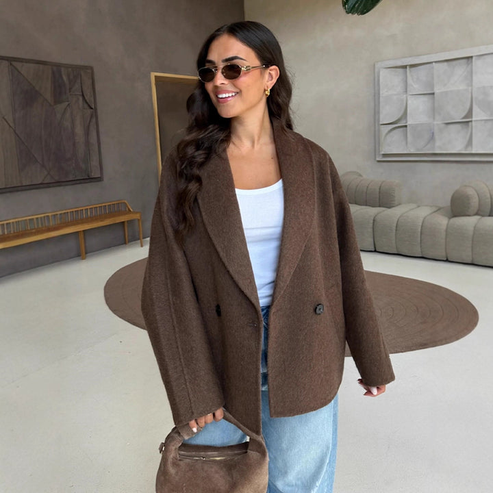 Damen eleganter Oversized Blazer Drune