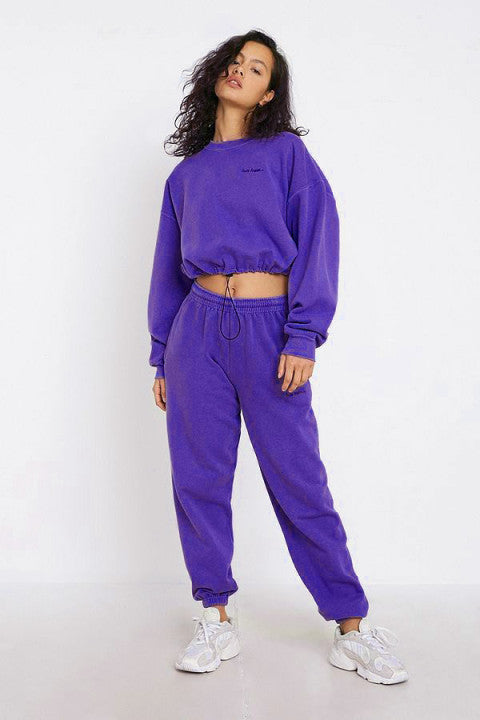 Damen hochwertige Sweatpants mit elastischem Bund und seitlichen Taschen Drune