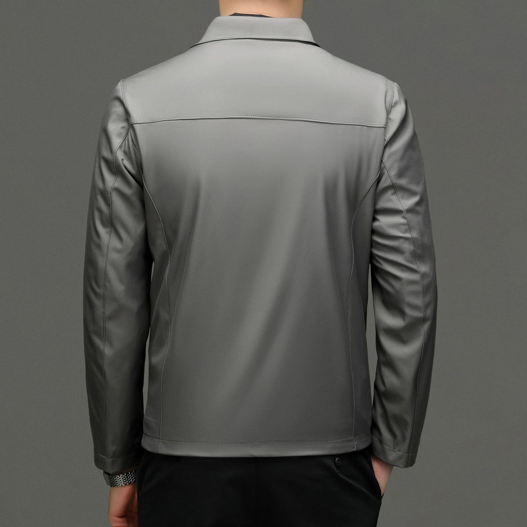 Herren Übergangsjacke mit schickem Stehkragen und praktischen Reißverschlusstaschen Drune