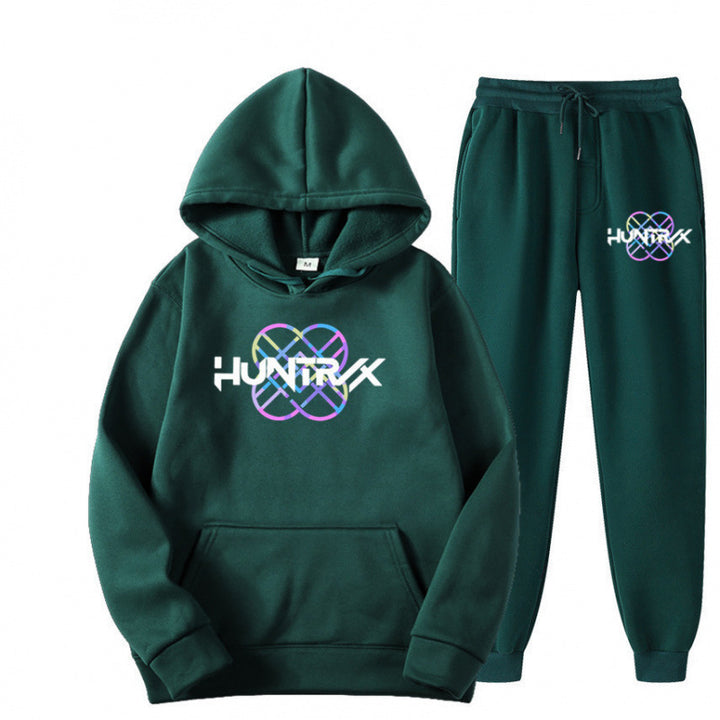 Damen Sweatanzug mit modernem Grafikdesign und lässiger Passform Drune