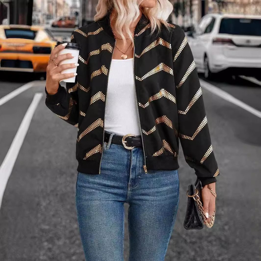 Drune | Print Jacke - Bold Street Style - Leichtes Material - Freizeitbekleidung