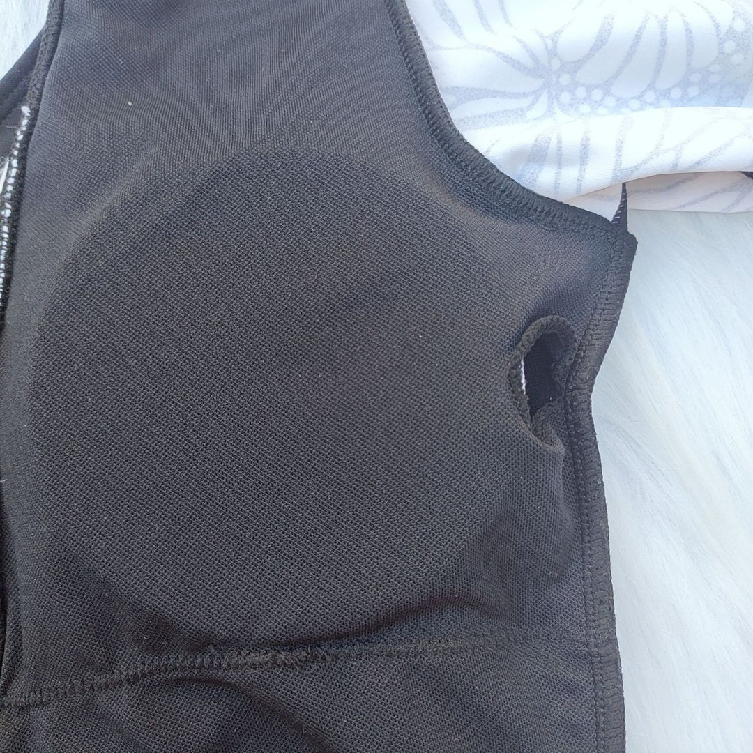 Damen Langarm Badeanzug mit modischem Schmetterlingsdesign Drune