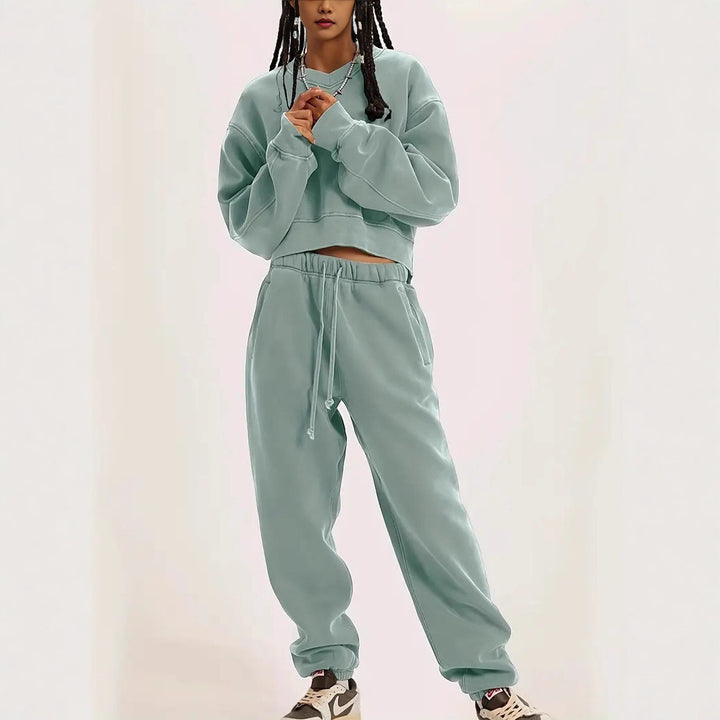 Damen lässiger Oversized-Sweatshirt Drune