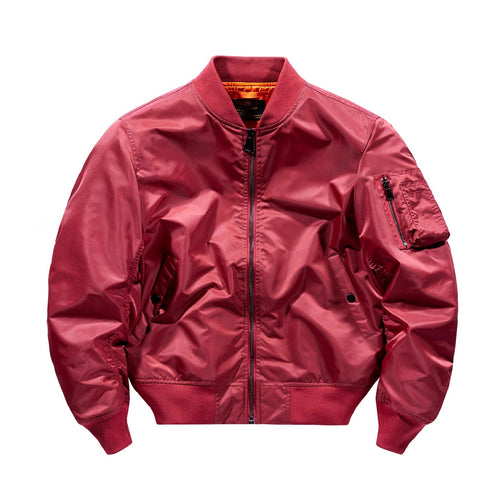 Herren  leichte isolierte Flug-Bomberjacke mit Utility-Tasche am Arm und Druckknopf-Eingangshandtaschen Drune