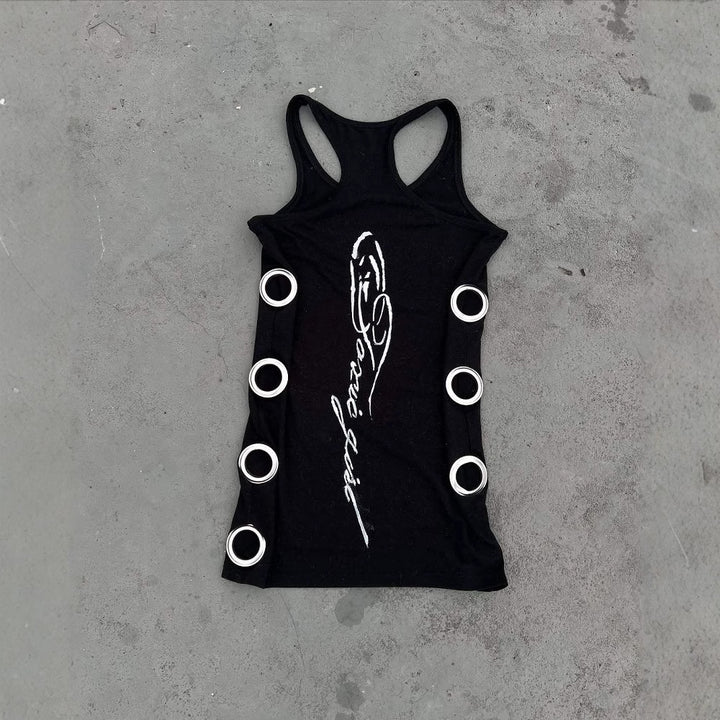 Damen Figurbetontes Minikleid mit metallischen Details Drune
