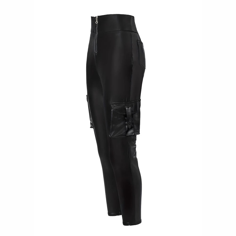 Drune | Leggings mit seitlicher Tasche und hohem Bund
