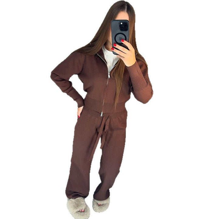 Damen Strick-Loungewear-Set Drune