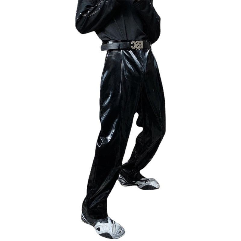 Herren Hochwertige und stylische Lackhose Drune