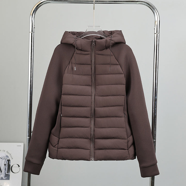 Damen Isolierte Steppjacke mit Kapuze und sportlichem Schnitt Drune