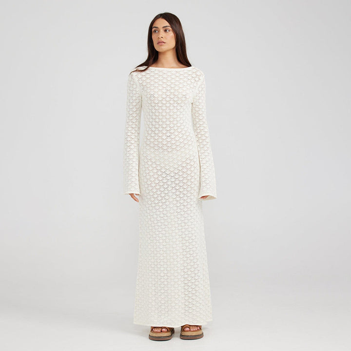 Damen elegantes gehäkeltes Strandkleid Drune