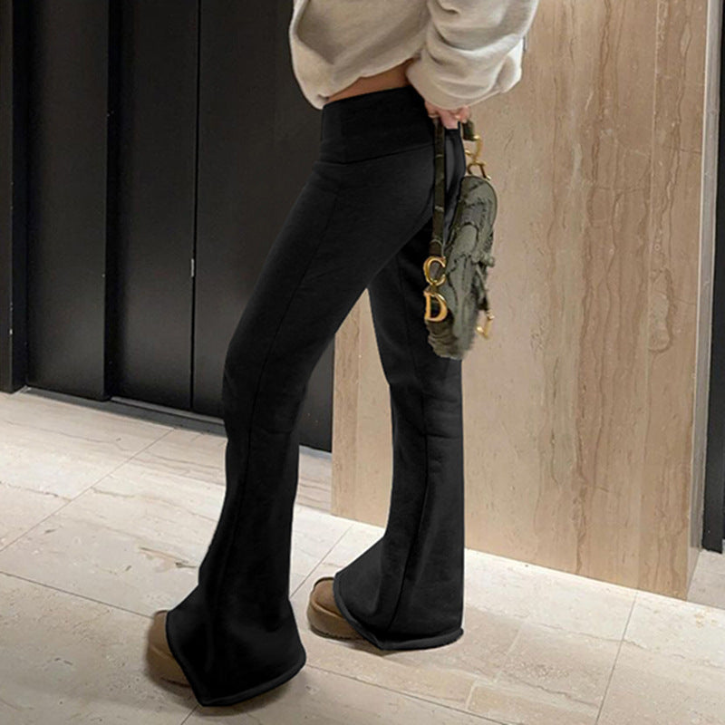 Damen Leggings mit ausgestelltem Bein Drune