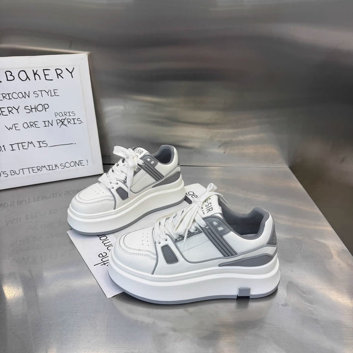 Damen Sportliche Sneakers mit dämpfender Plateausohle und atmungsaktiven Einsätzen Drune