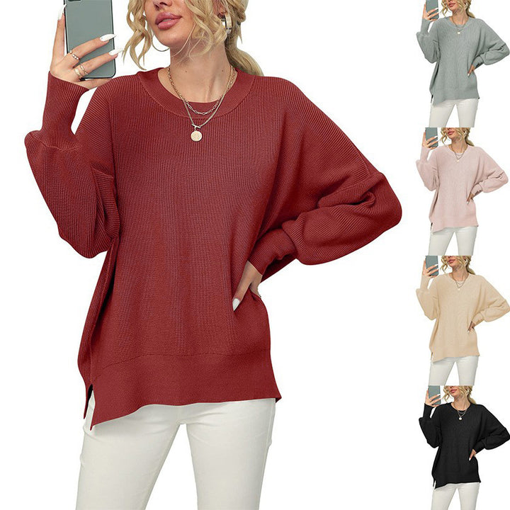 Damen Oversized Strickpullover Drune