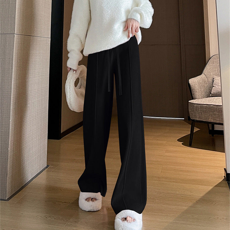Damen Bequeme weit geschnittene Hose aus hochwertigen Materialien Drune