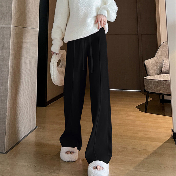 Damen Bequeme weit geschnittene Hose aus hochwertigen Materialien Drune
