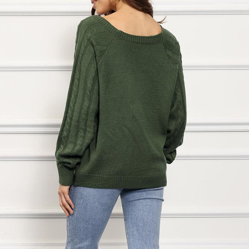 Drune | Zopfmuster Pullover mit Strukturmuster