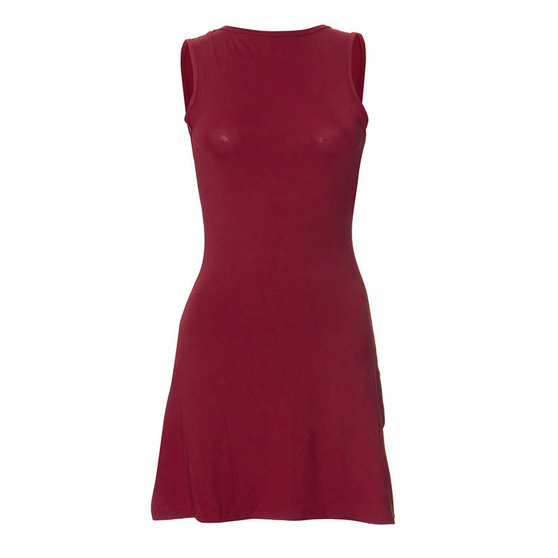 Damen Figurbetontes Kurzkleid Drune