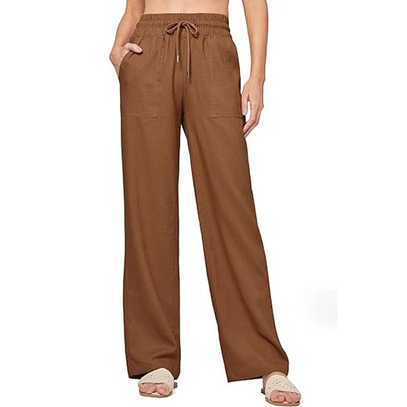 Damen Bequeme Weite Sommerhose Drune