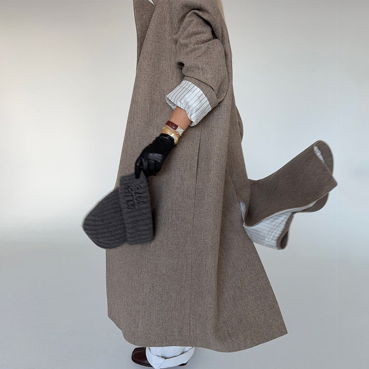 Damen eleganter Oversize-Trenchcoat Drune